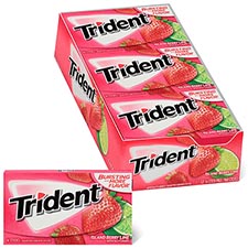 Trident Sugar Free Gum Island Berry Lime 12ct Box 