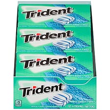 Trident Sugar Free Gum Minty Sweet Twist 12ct Box 