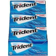 Trident Sugar Free Gum Original 12ct Box 