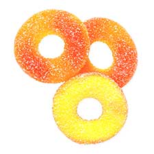 Trolli Peachie Os 1lb 