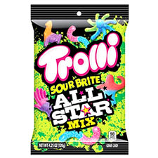 Trolli Sour Brite All Star Mix 4.25oz Bag 