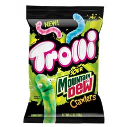 Trolli Sour Mountain Dew Crawlers 6.3oz Bag 
