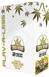 True Hemp Wraps Flav R Less 25 Packs of 2 