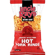 Uncle Rays Pork Rinds Hot 2oz 12ct 