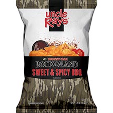 Uncle Rays Potato Chips Mossy Oak BBQ Sweet and Spicy 4.25oz 20ct 