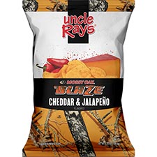 Uncle Rays Potato Chips Mossy Oak Cheddar Jalapeno 4.25oz 20ct 