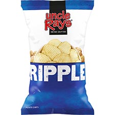 Uncle Rays Potato Chips Rippled 3oz 12ct 