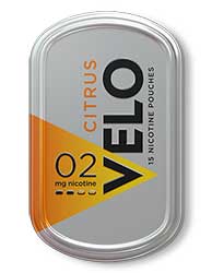 VELO Nicotine Pouches Citrus 2mg 5ct 