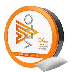 VELO Nicotine Pouches Citrus Burst 4mg 5ct 