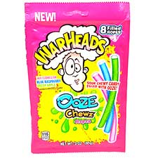 Warheads Ooze Chewz Ropes 3oz Bag 