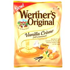 Werthers Vanilla Creme Soft Caramels 4.51oz Bag 