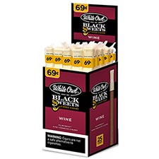 White Owl Black Sweets Wine Plastic Tip 25ct Box 