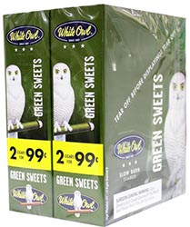 White Owl Cigarillos Green Sweets 30ct 
