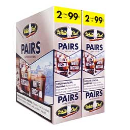 White Owl Cigarillos Pairs Black And White Russian 30ct 