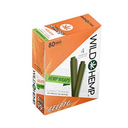 Wild Hemp Wraps Gelato 20 Packs of 4 