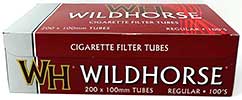 Wildhorse Cigarette Tubes Regular 100 200ct Box 