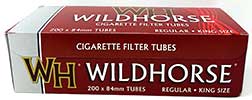 Wildhorse Cigarette Tubes Regular King 200ct Box 