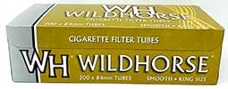 Wildhorse Cigarette Tubes Smooth King 200ct Box 