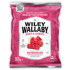 Wiley Wallaby Watermelon Licorice 4oz Bag 