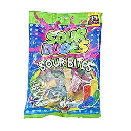 Worlds Sour Dude Sour Bites 4oz Bag 