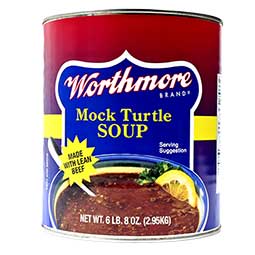 Worthmore Mock Turtle Soup 104 Ounce Can 