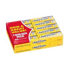 Wrigleys Juicy Fruit Gum 40ct Box 