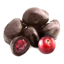 Zachary Dark Chocolate Covered Cranberries 1 Lb 
