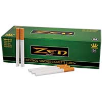 Zen Cigarette Tubes Menthol King Size 200ct Box 