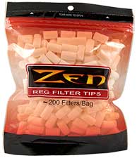 Zen Filter Tips Regular 200ct Bag 