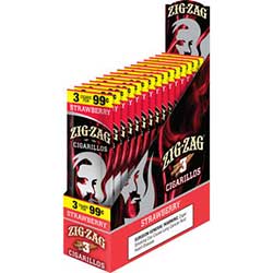 Zig Zag Cigarillos Strawberry 15 3pks 