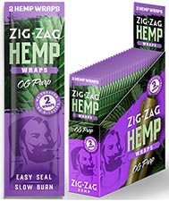 Zig Zag Hemp Wraps OG Purp 25 Packs of 2 