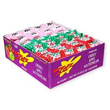 Zotz Fizz Power Candy Cherry Apple and Watermelon 48ct Box 