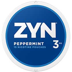 ZYN Nicotine Pouches Peppermint 3mg 5ct 