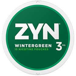 ZYN Nicotine Pouches Wintergreen 3mg 5ct 