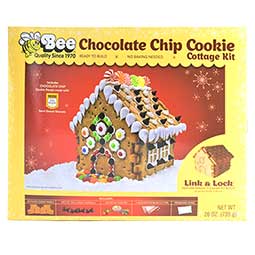 Bee Christmas Chocolate Chip Cookie Cottage Kit 26oz 