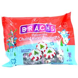 Brachs Holiday Peppermint Nougats 11oz Bag 