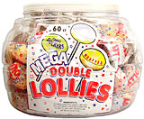 Smarties Mega Wrapped Double Lollies 60CT Jar 