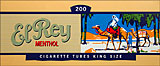 El Rey Menthol King Size Cigarette Tubes 200ct 