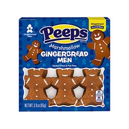 Peeps Marshmallow Gingerbread Men 3oz 6ct 