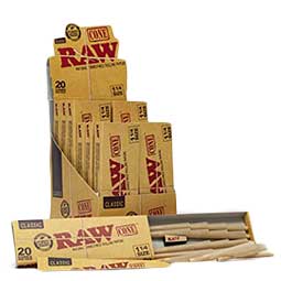 Raw Cones Classic 1 1/4 20pk 12ct Box 