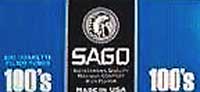 Sago Cigarette Tubes Light 100 200ct Box 