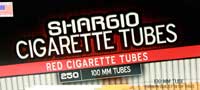 Shargio Red 100 Cigarette Tubes 250ct 