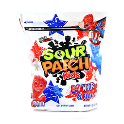 Sour Patch Kids Red White and Blue 1.8 Lb Bag 