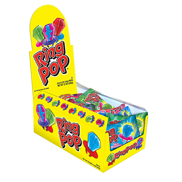 Ring Pop Assorted Flavors 24ct Box 