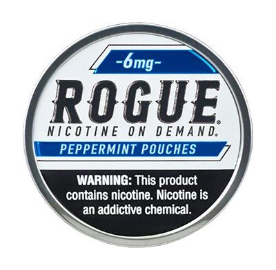 Rogue Nicotine Pouches Peppermint 6mg 5ct 