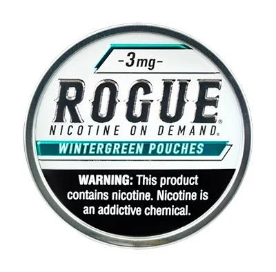 Rogue Nicotine Pouches Wintergreen 3mg 5ct 