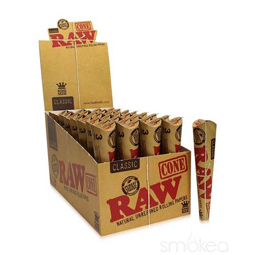 RAW Classic Cones King Size 32ct Box 