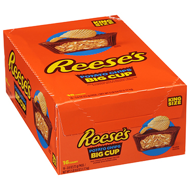 Reeses Big Cup Potato Chip King 16ct Box 