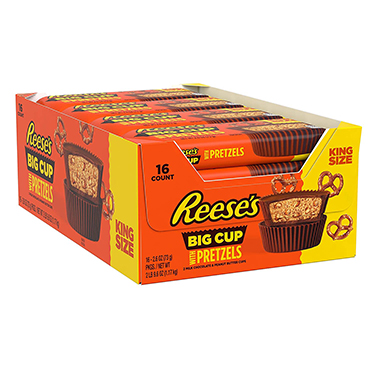 Reeses Big Cup Pretzel King 16ct Box 