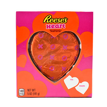 Reeses Milk Chocolate Heart 5oz Box 